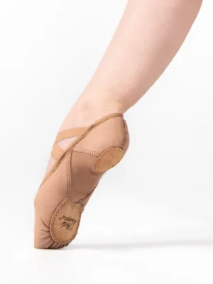 250A v1 - 4 Way Stretch Canvas Split Sole Ballet Flat - ADULT