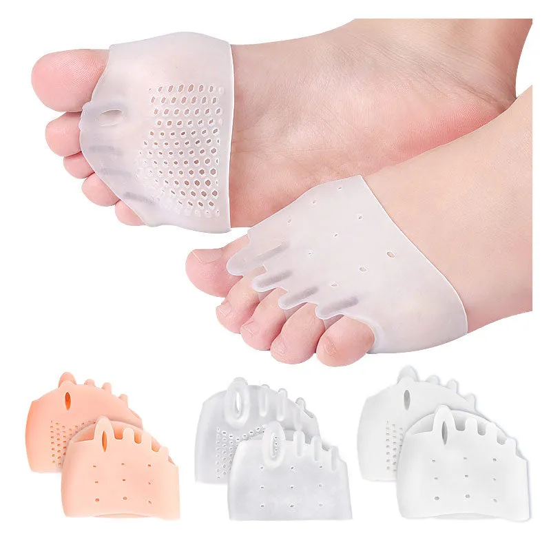 2pcs Toe Separator Bunion Orthotics Protector Overlapping Forefoot Pad