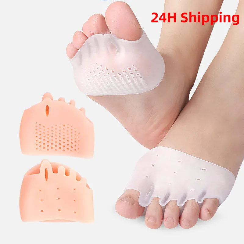 2pcs Toe Separator Bunion Orthotics Protector Overlapping Forefoot Pad