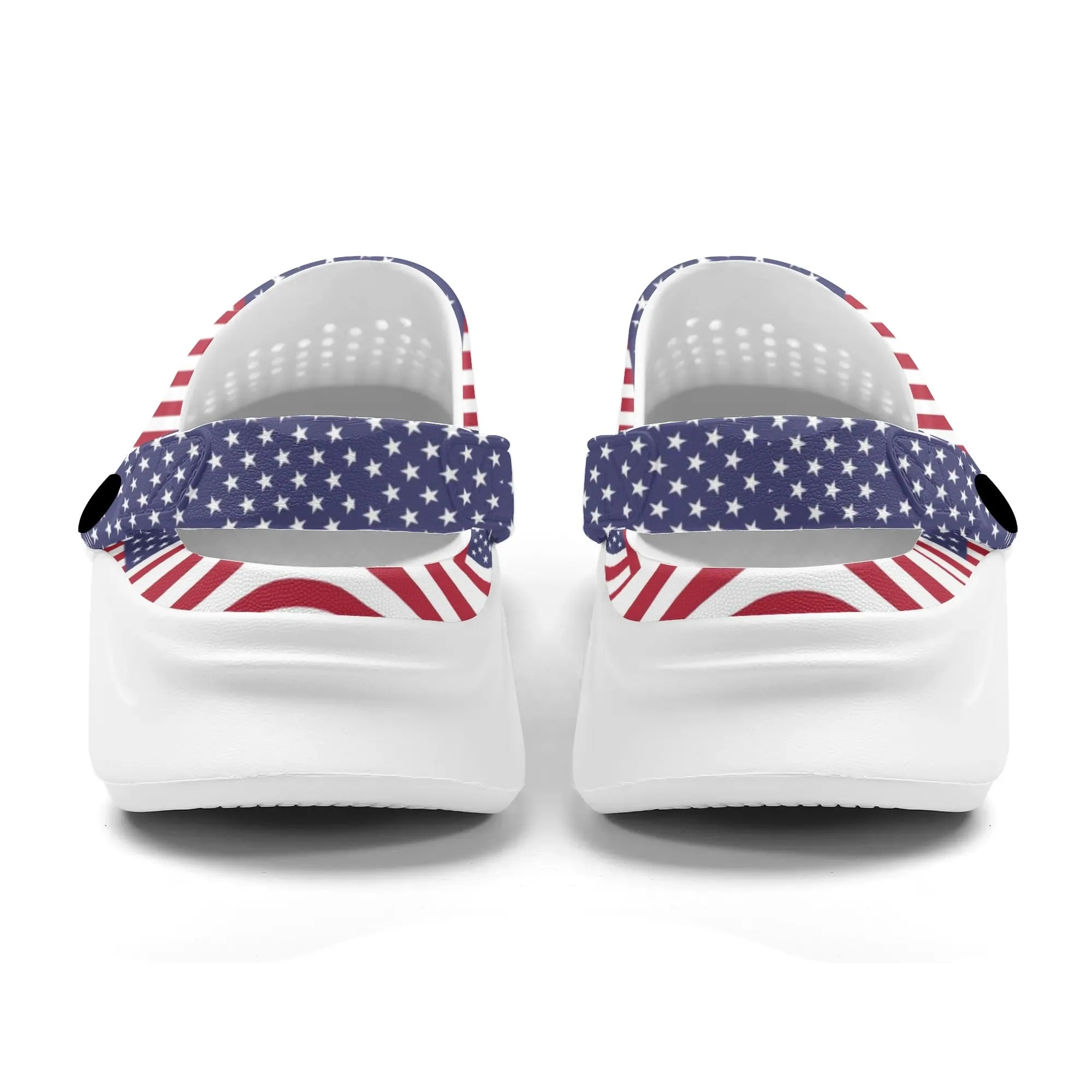 4th of July Patriotic Mens Summer Beach Hollow Out Sandals