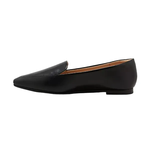 A New Day Black Pointy Slip On Flats For Women's