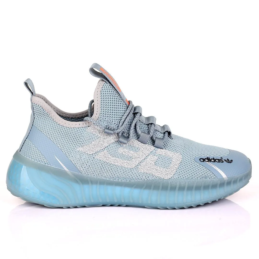 AD Gel Shunda Lightweight Lace Up Designed Running Sneakers - Blue