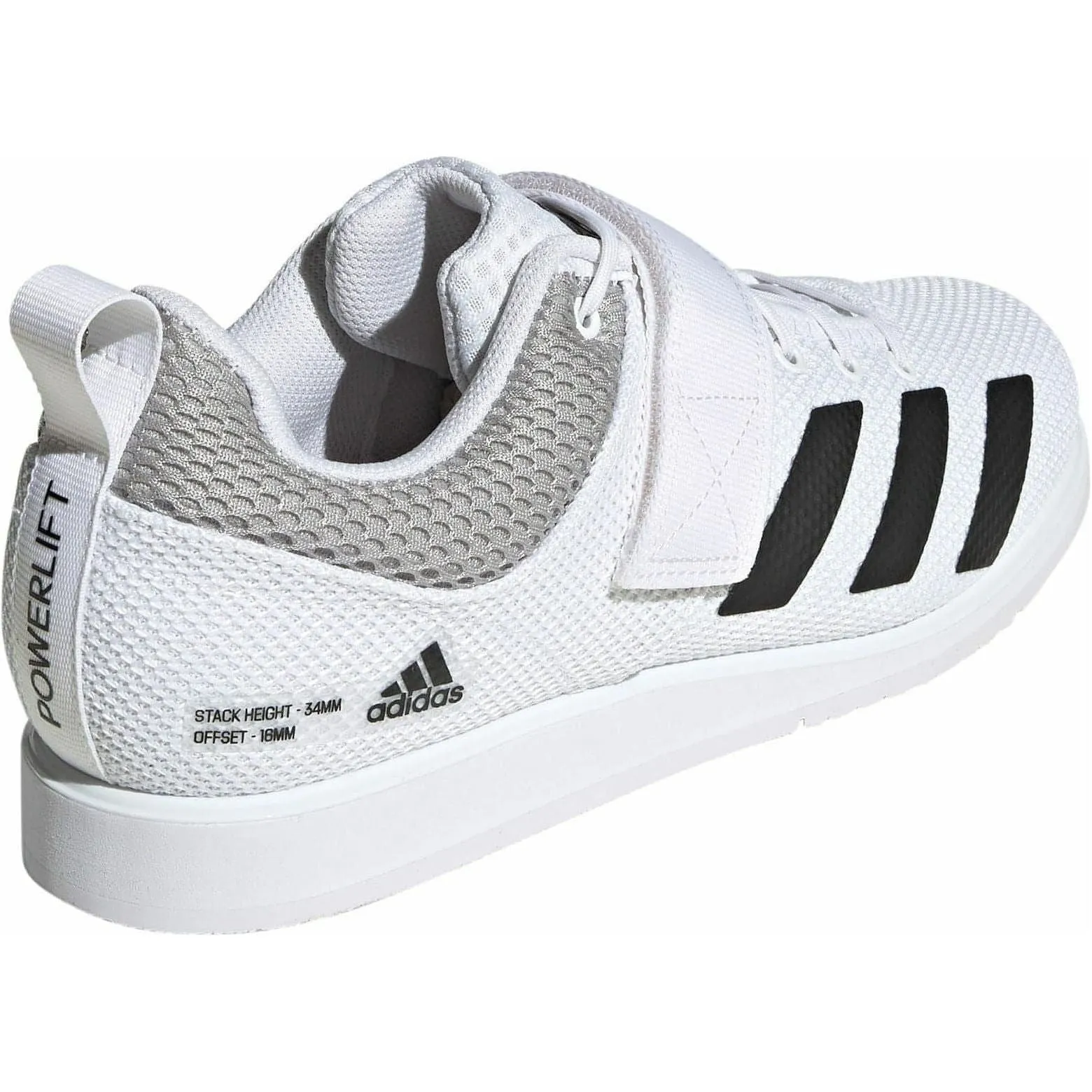 adidas Powerlift 5 Mens Weightlifting Shoes - White