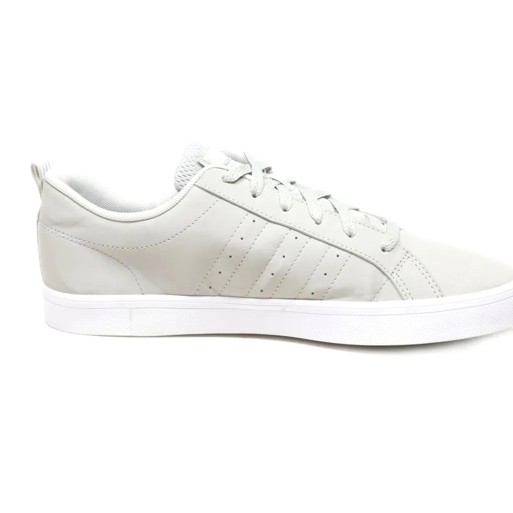 Adidas Vs Pace Low-Top Sneakers Leather Grey Colour For Men