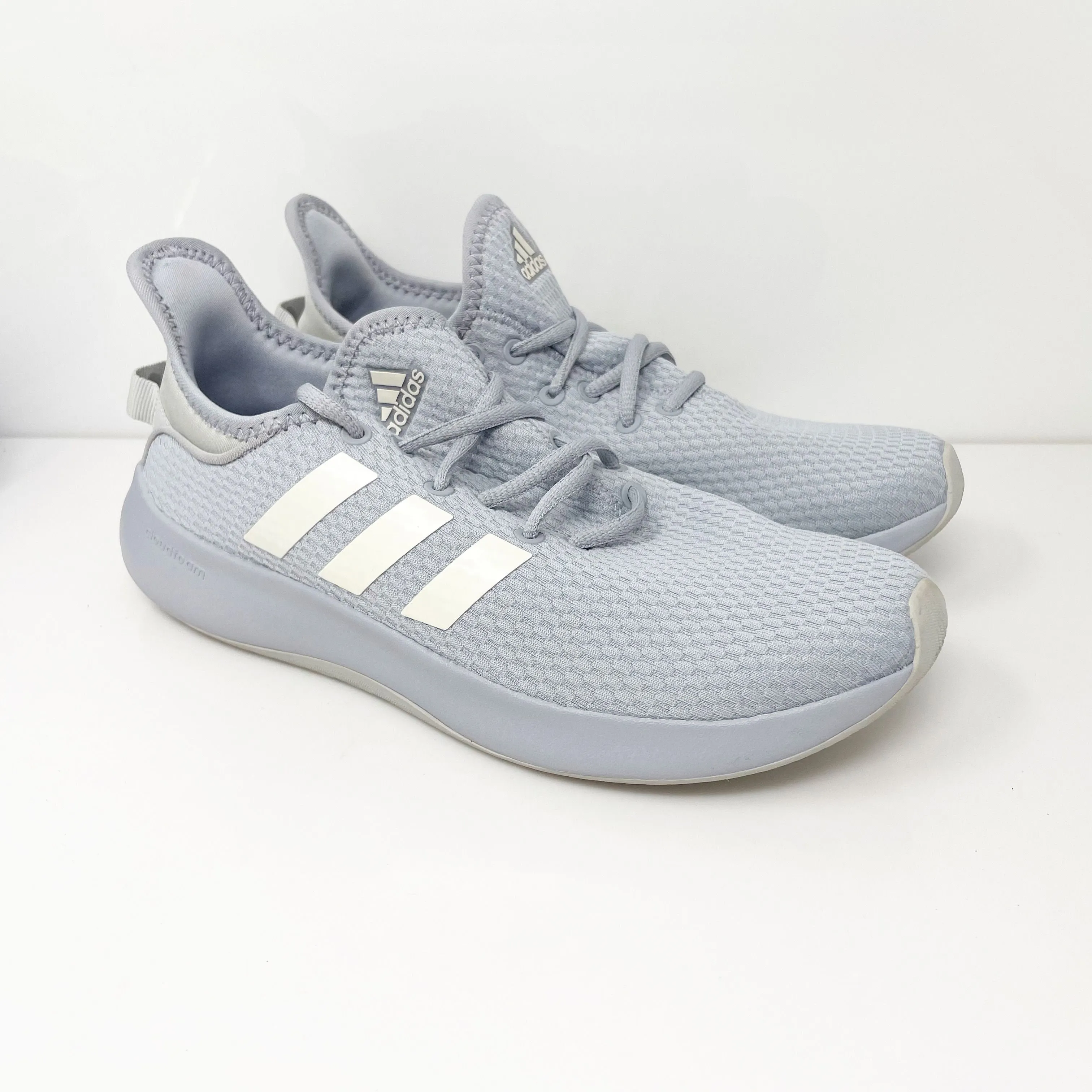 Adidas Womens Cloudfoam Pure IF5580 Gray Running Shoes Sneakers Size 8