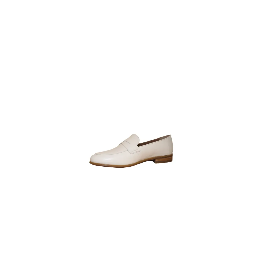 Aiciberllucci 1920A Ladies Off-white Leather Penny Loafer