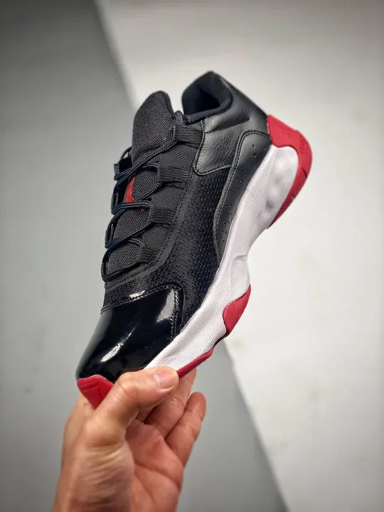 Air Jordan 11 CMFT Low ” Bred” Black/White-Gym Red