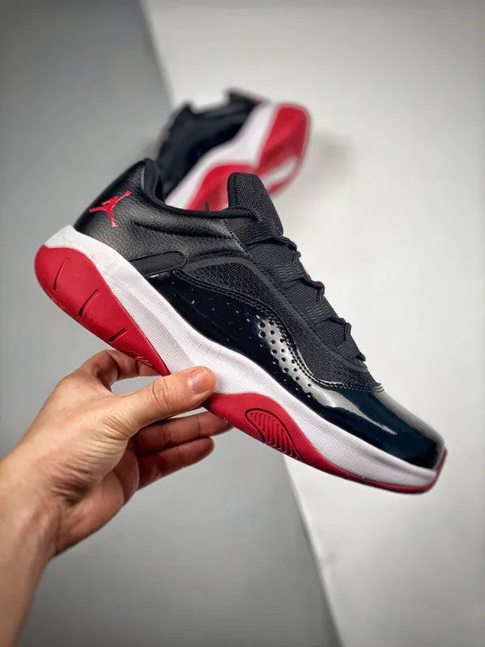 Air Jordan 11 CMFT Low ” Bred” Black/White-Gym Red