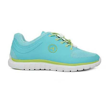 Anodyne Women's Shoes - Sports Runner (Teal/Lime)