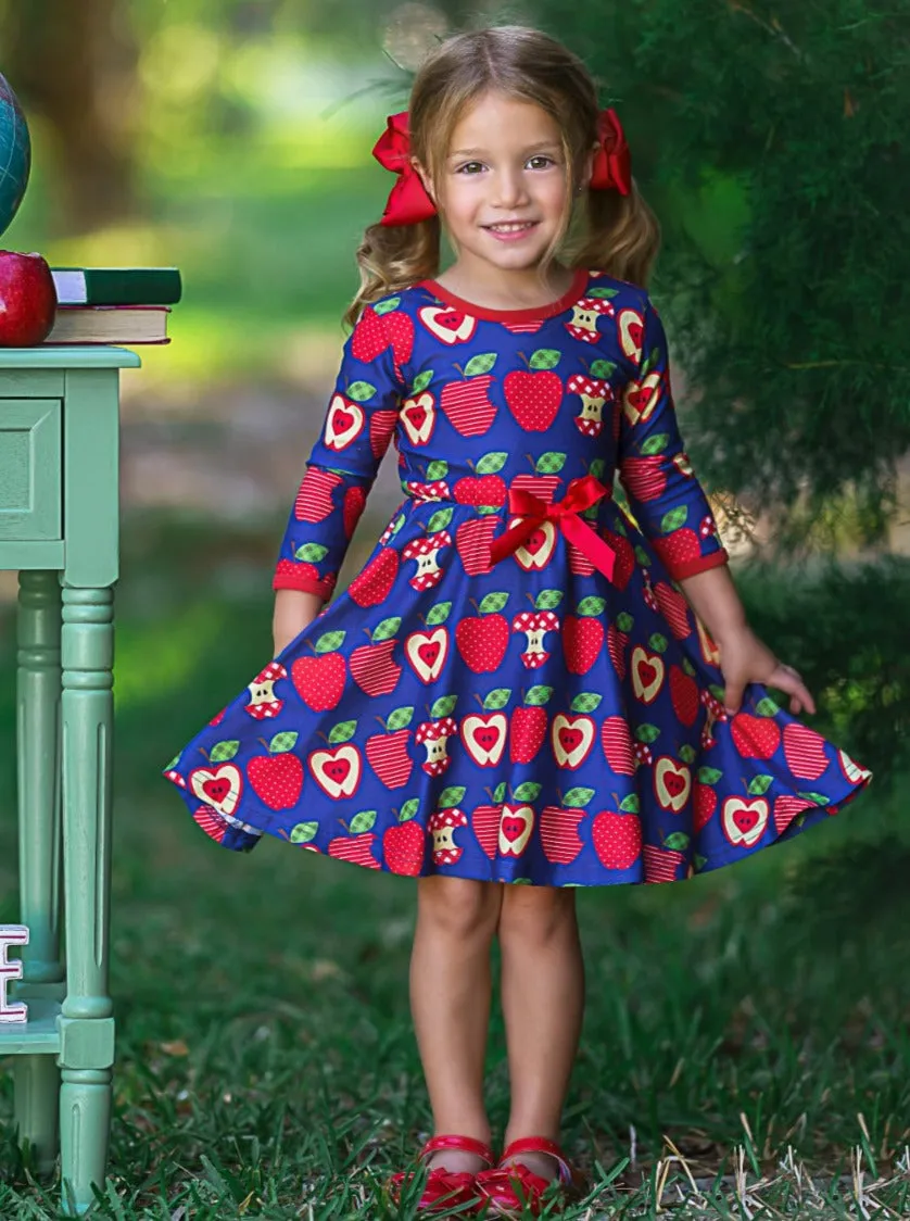 Apples For Days Skater Dress