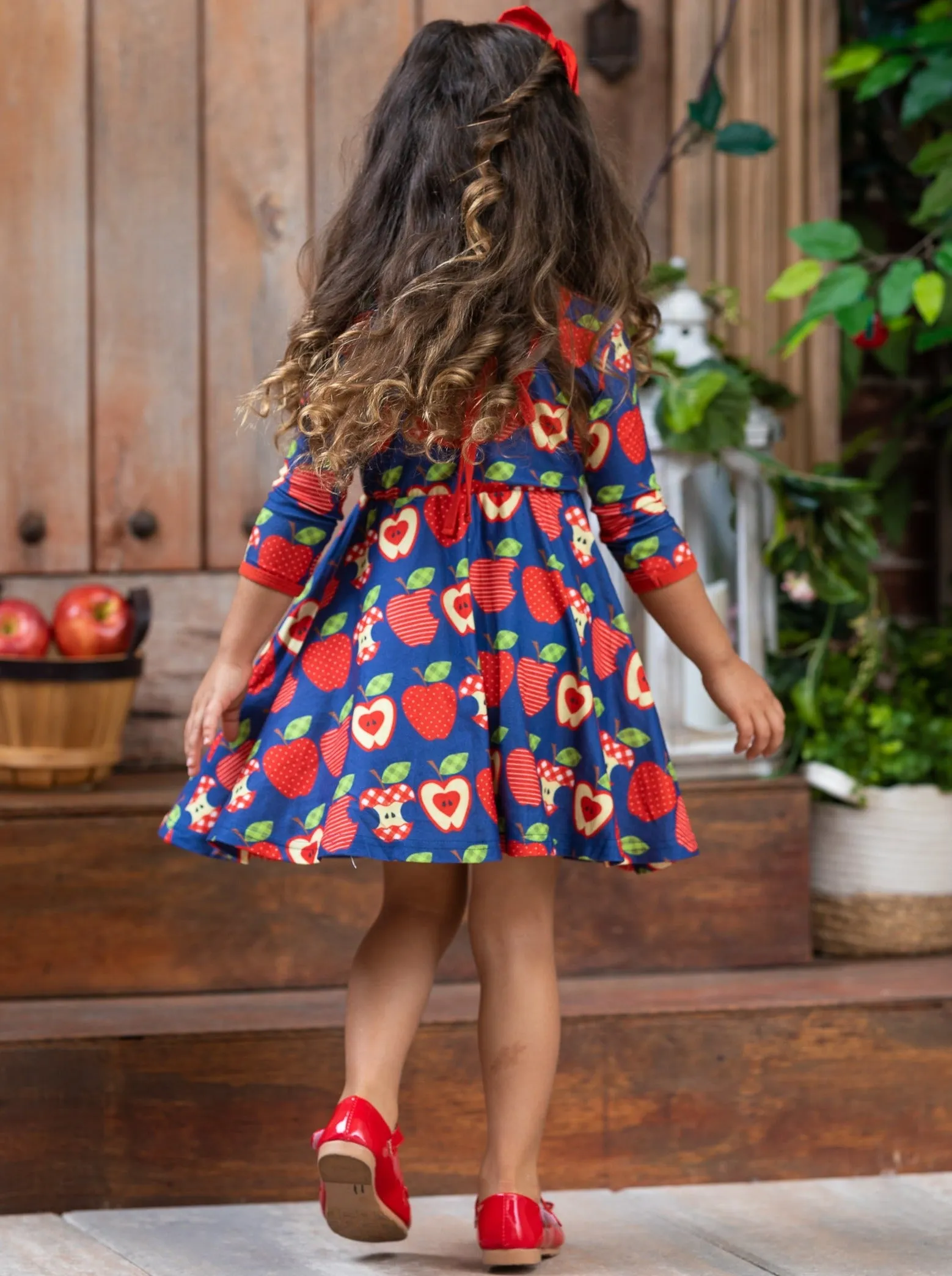 Apples For Days Skater Dress