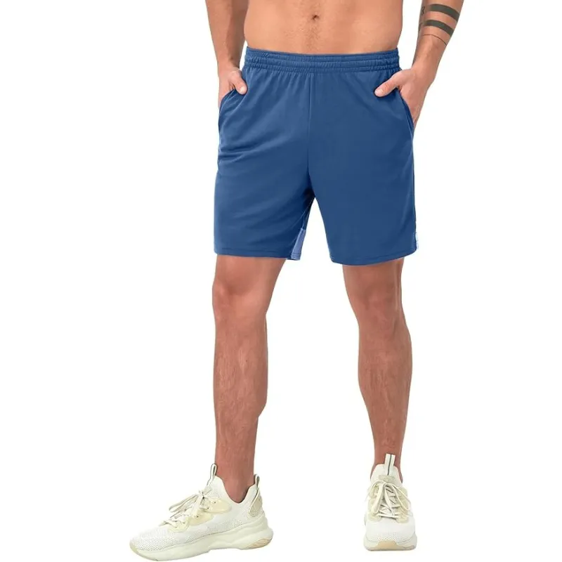 Athletic Gym Shorts With Elastic Band