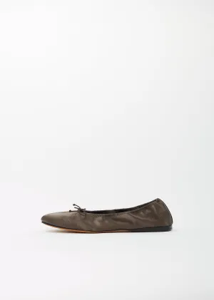 Awar Ballerina Flat — Brown