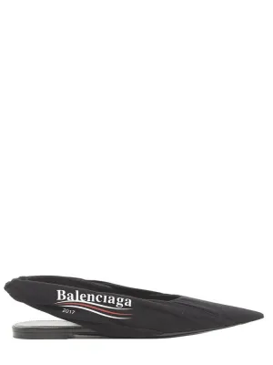 Balenciaga Knife Slingback Flats