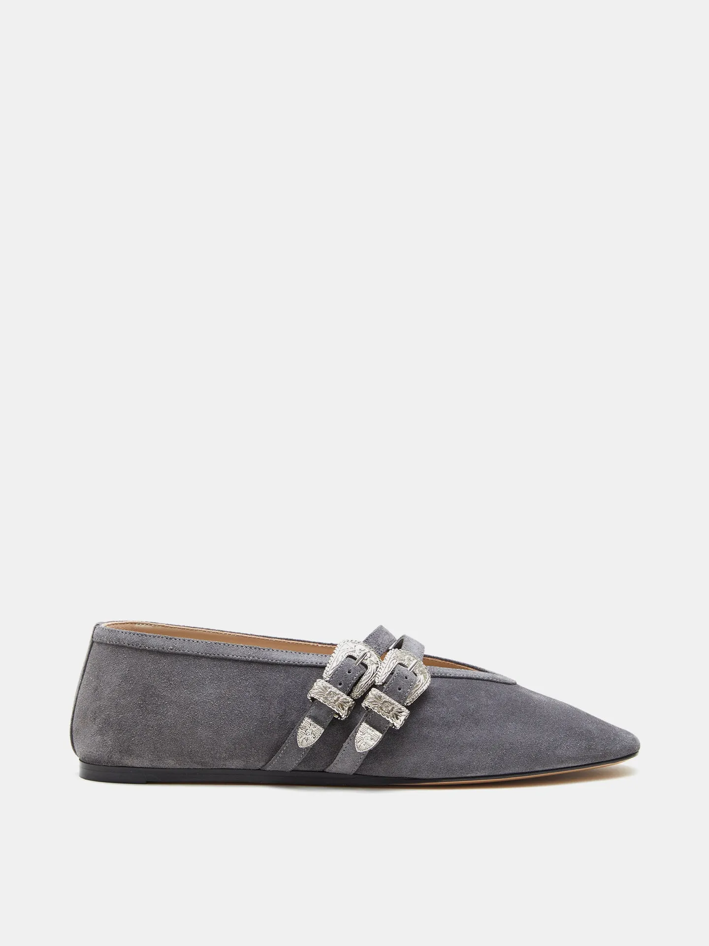 Ballet Claudia Slipper / Anthracite Suede