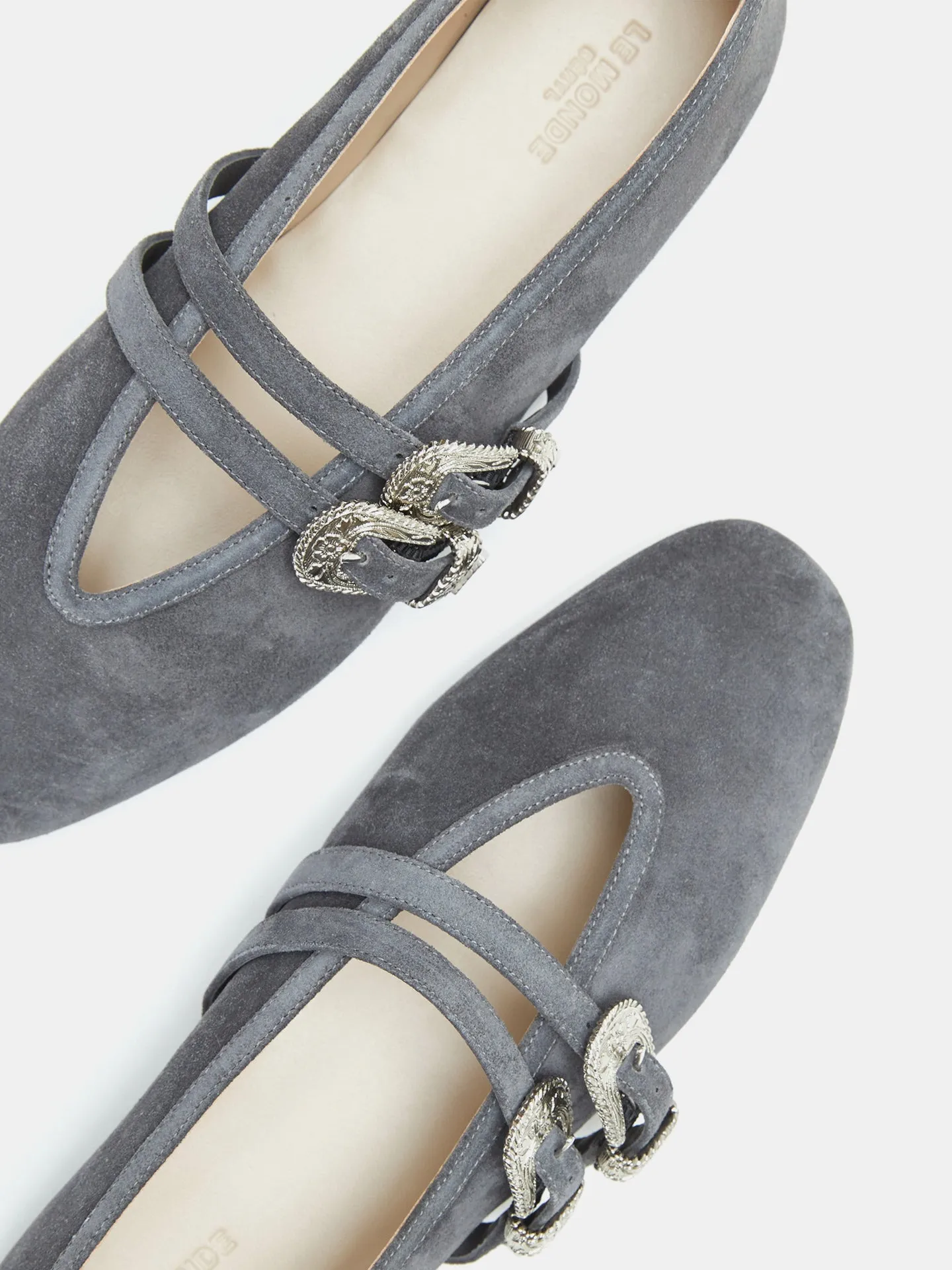 Ballet Claudia Slipper / Anthracite Suede