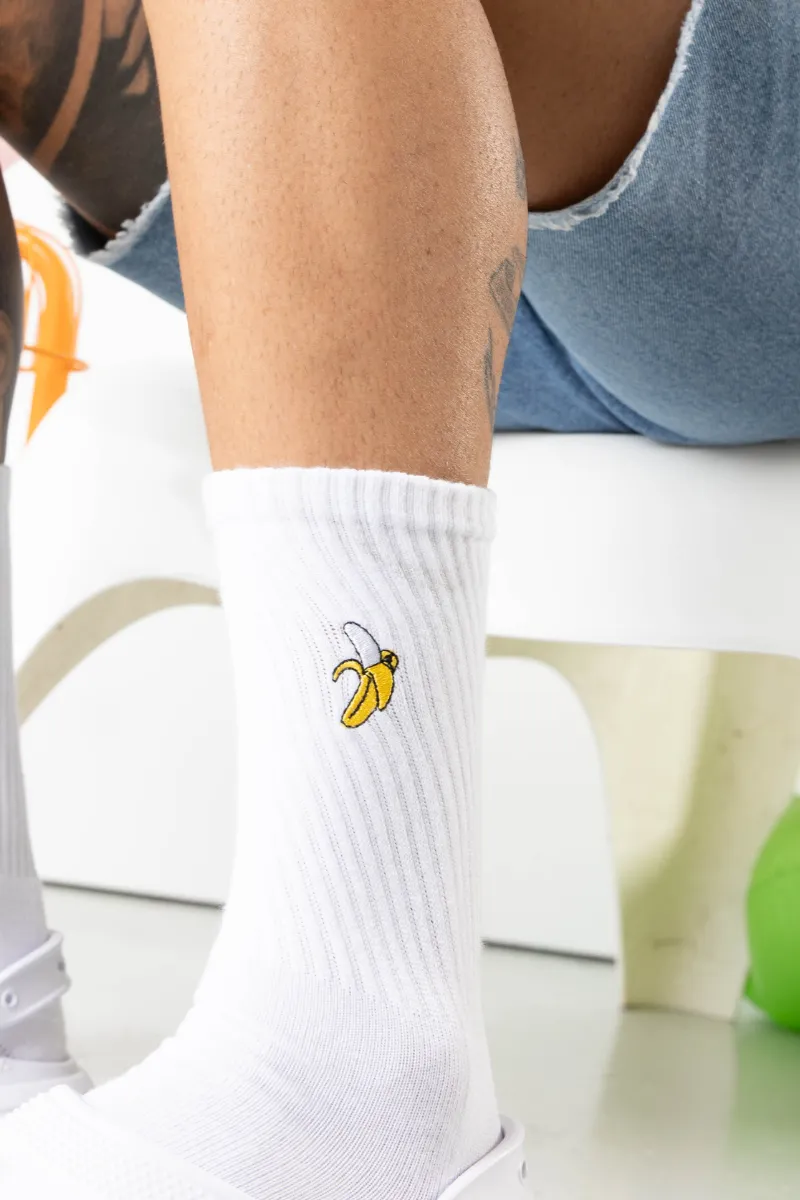 Banana Budgy Crew Socks