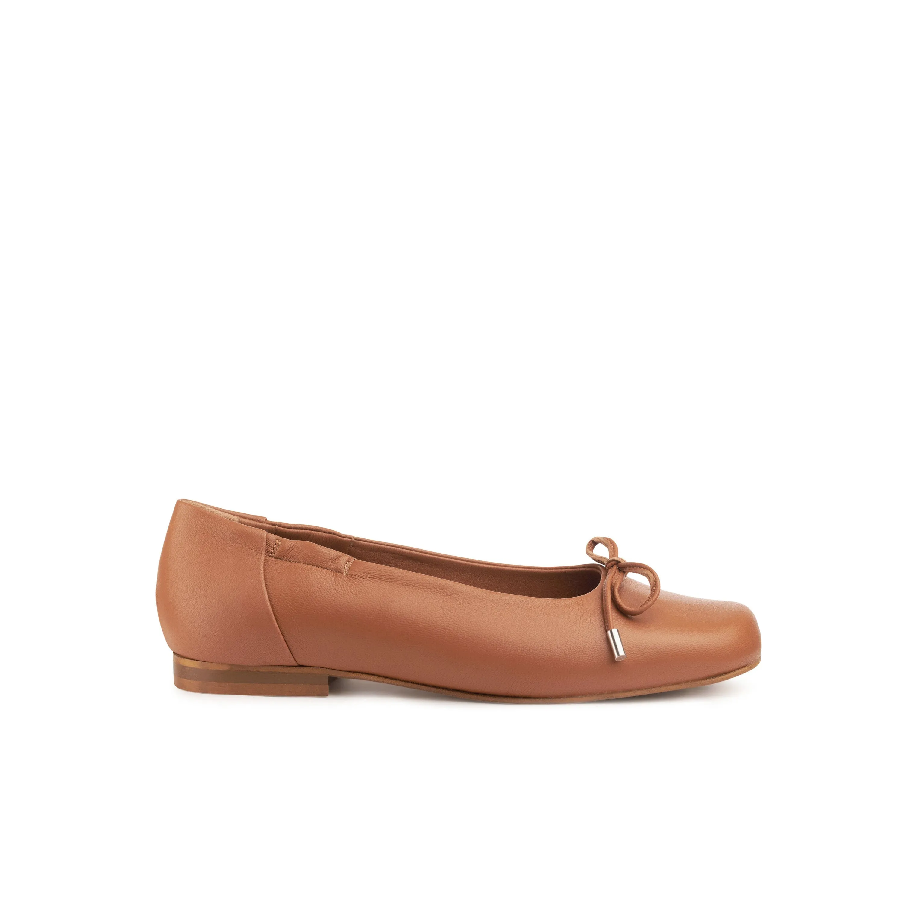 Belinda Flexlite Flats Chestnut