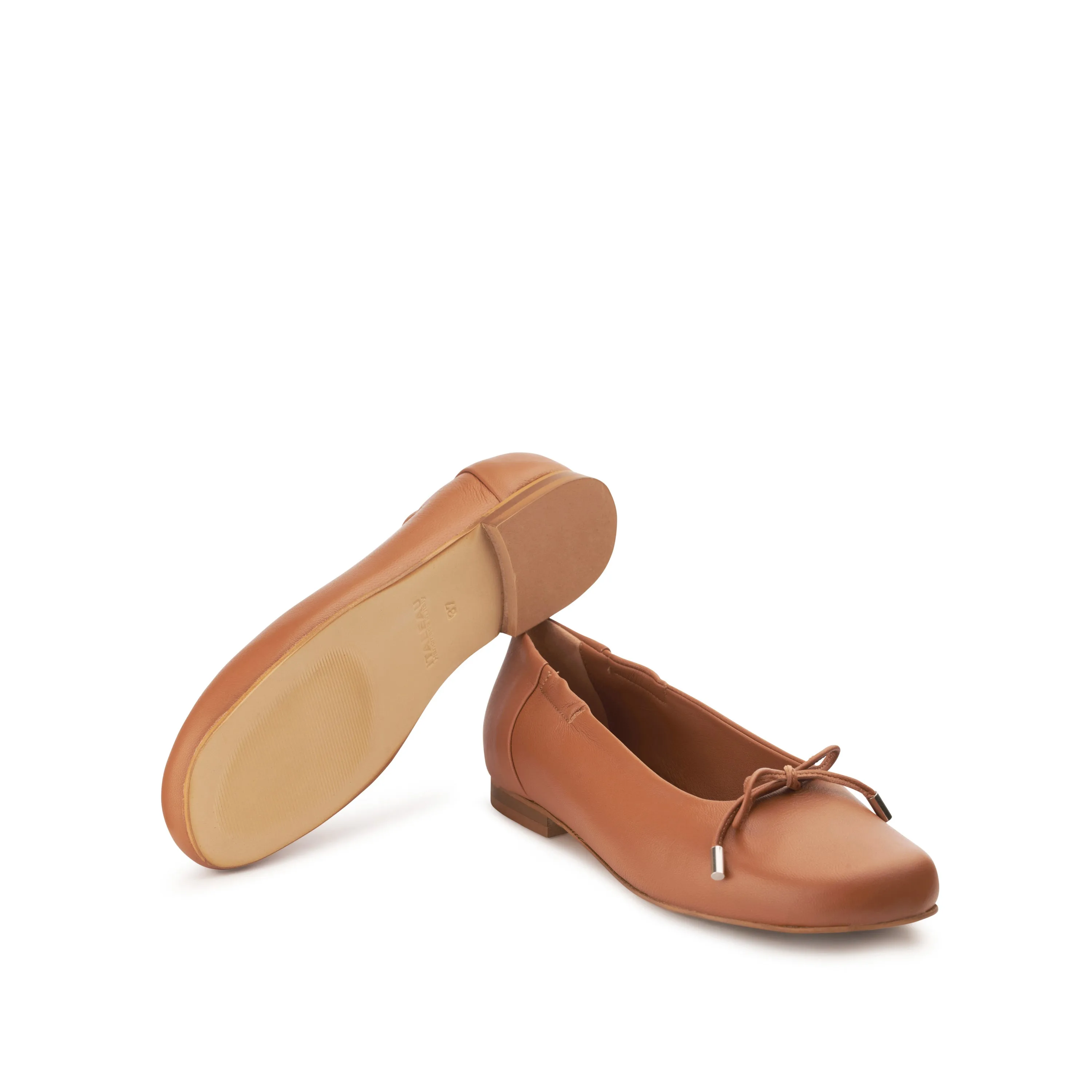 Belinda Flexlite Flats Chestnut