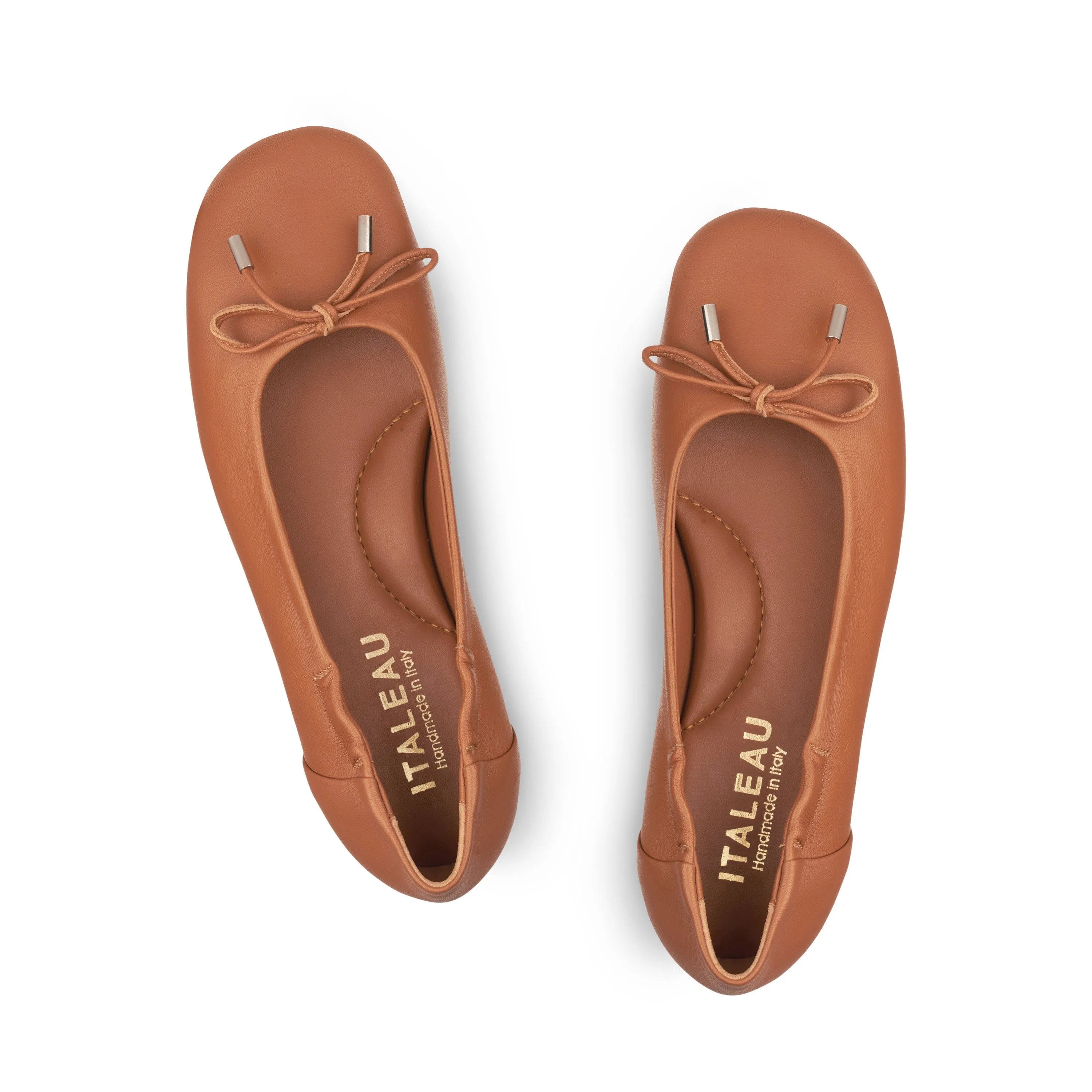 Belinda Flexlite Flats Chestnut