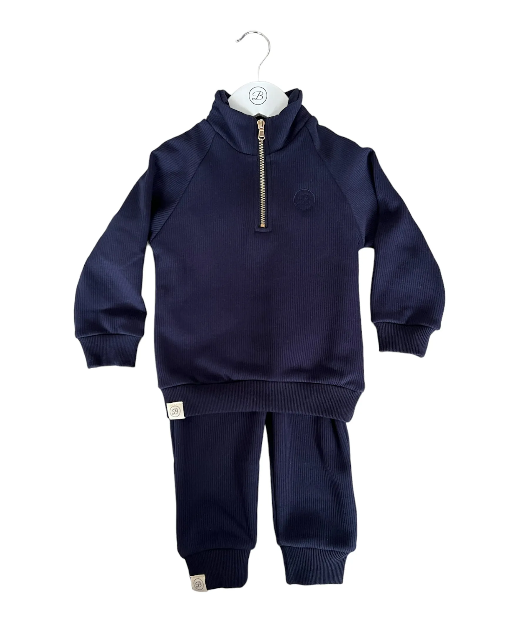 Betty Mckenzie - Navy, Jogging suit, half zip top