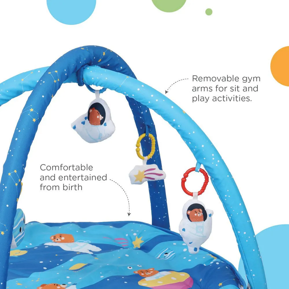 Blue Space Theme Baby Play Gym