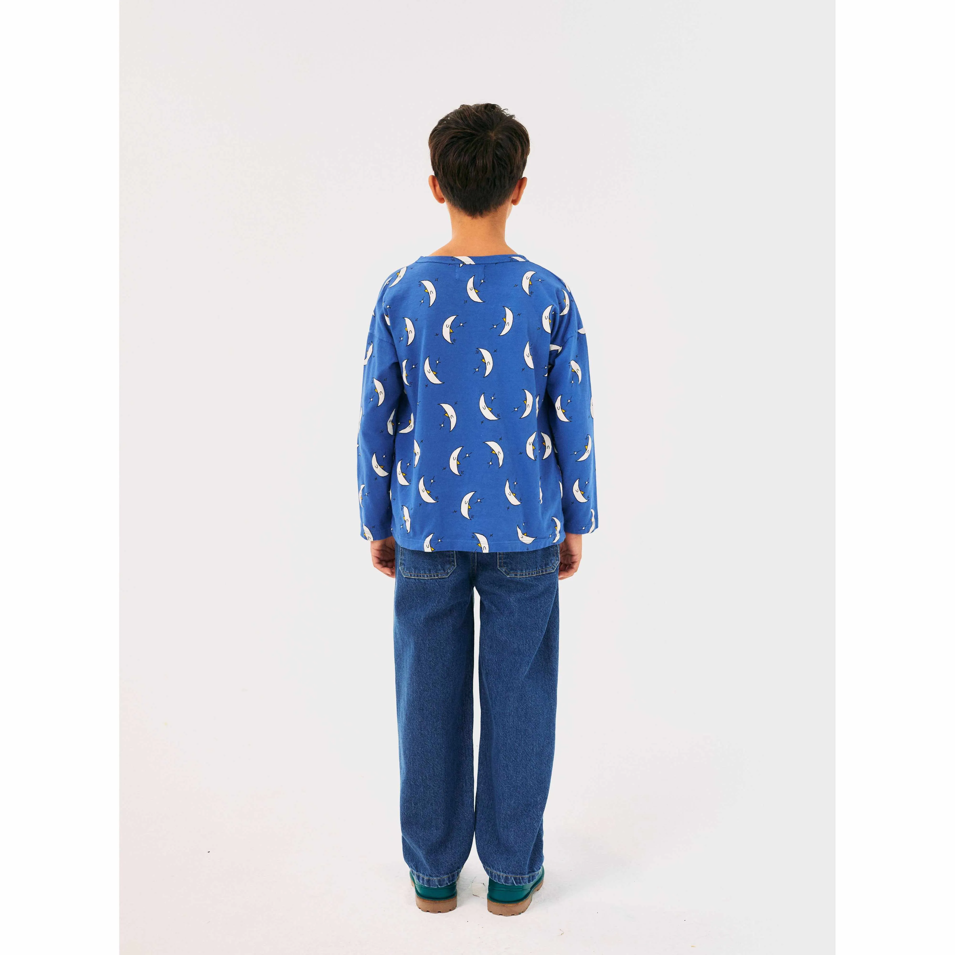 Bobo Choses - Funny Face denim jogging pants