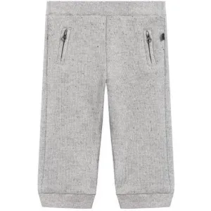 Boys Grey Cotton Jogging Bottoms