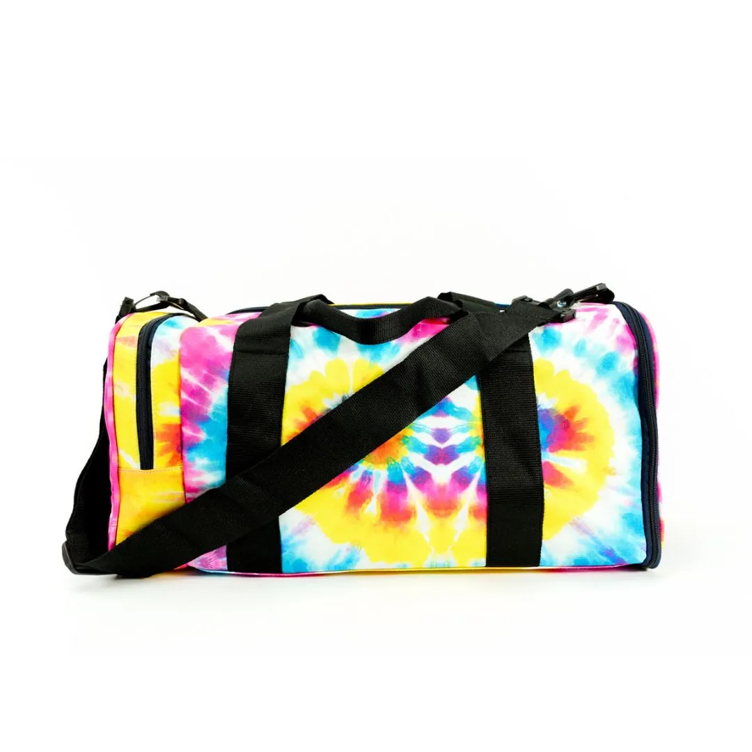 Bright Tie Dye Duffle Bag