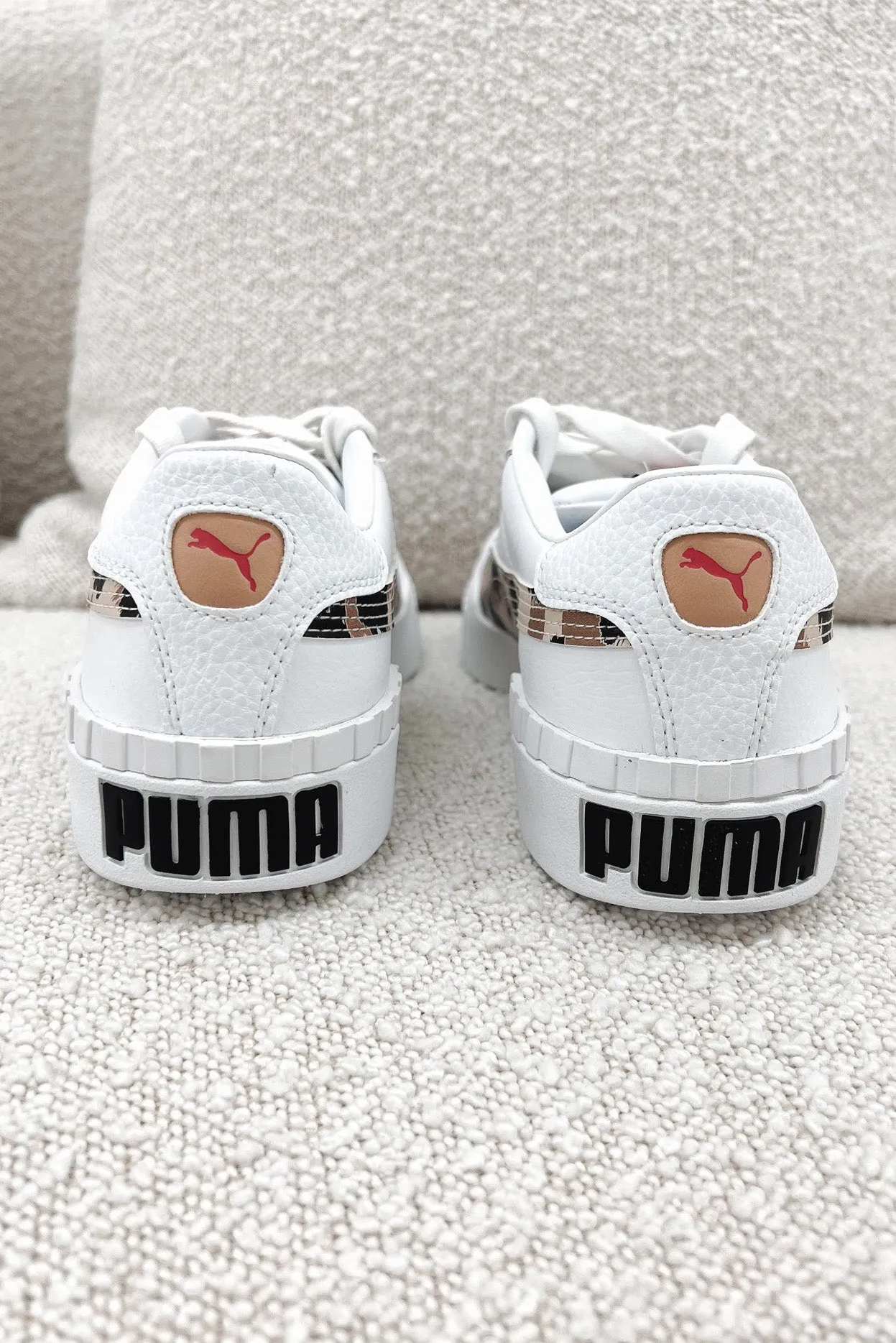 Cali Leopard Sneaker Puma White Glowing Pink