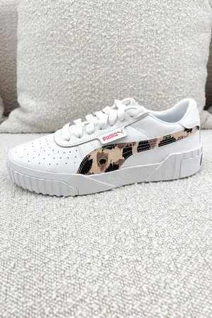 Cali Leopard Sneaker Puma White Glowing Pink