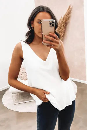 Caroline Top White