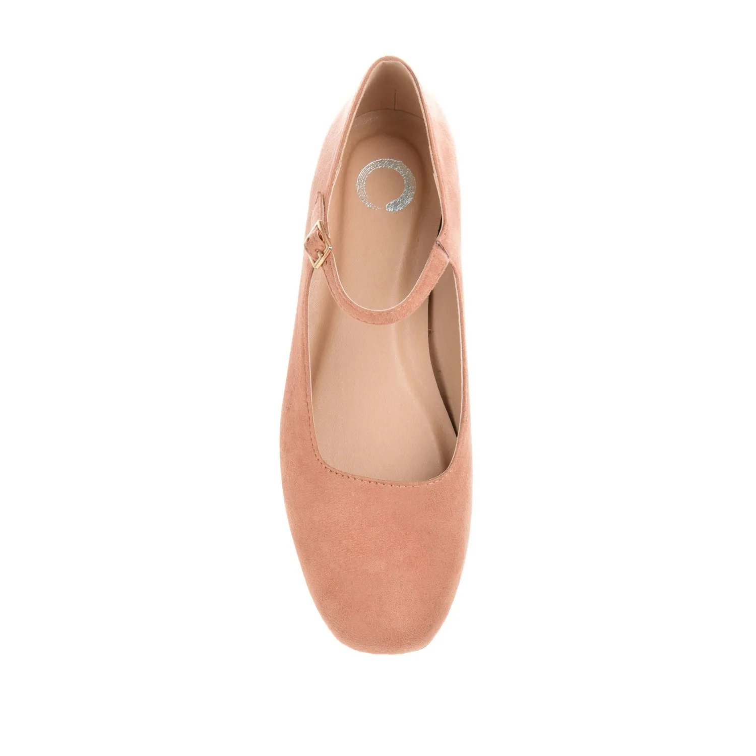 CARRIE BALLET FLATS IN FAUX SUEDE