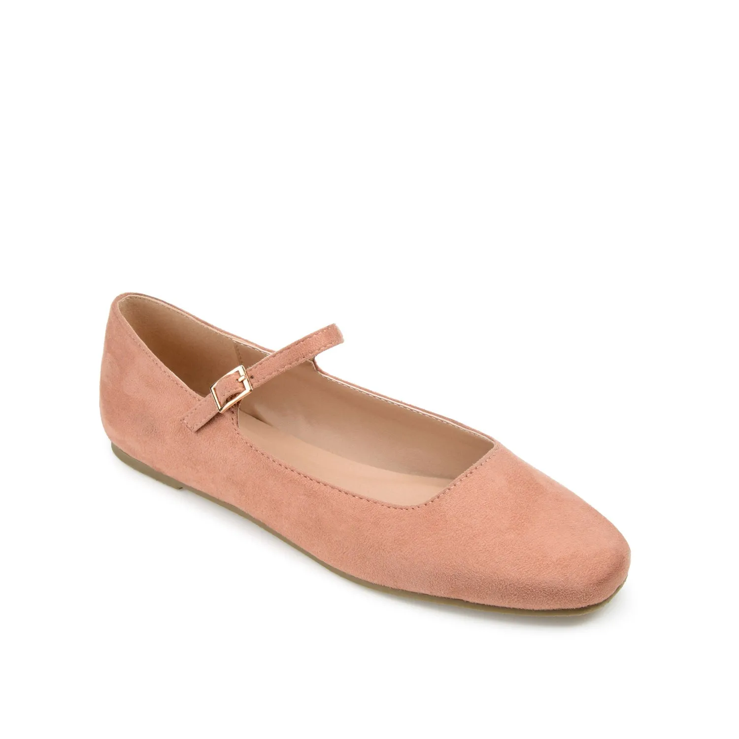 CARRIE BALLET FLATS IN FAUX SUEDE