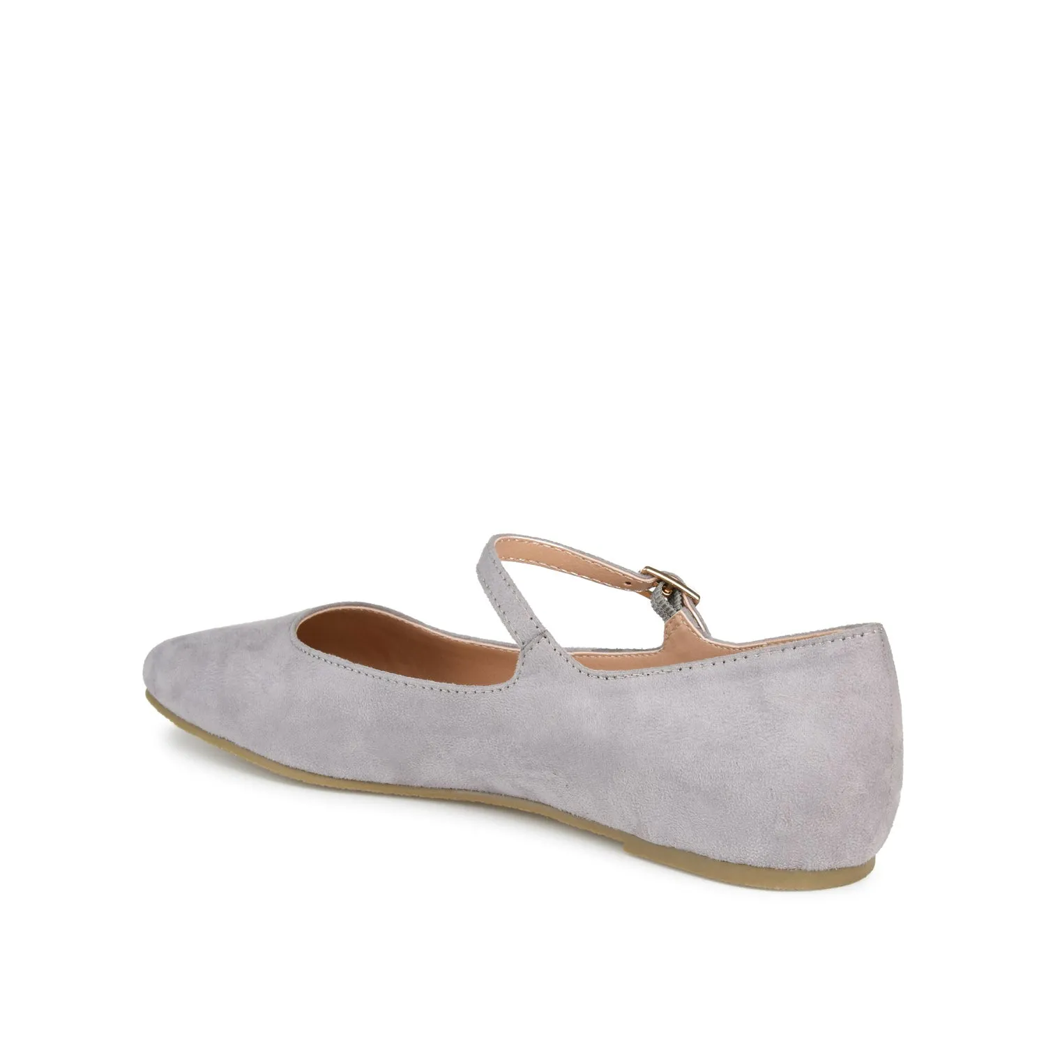 CARRIE BALLET FLATS IN FAUX SUEDE