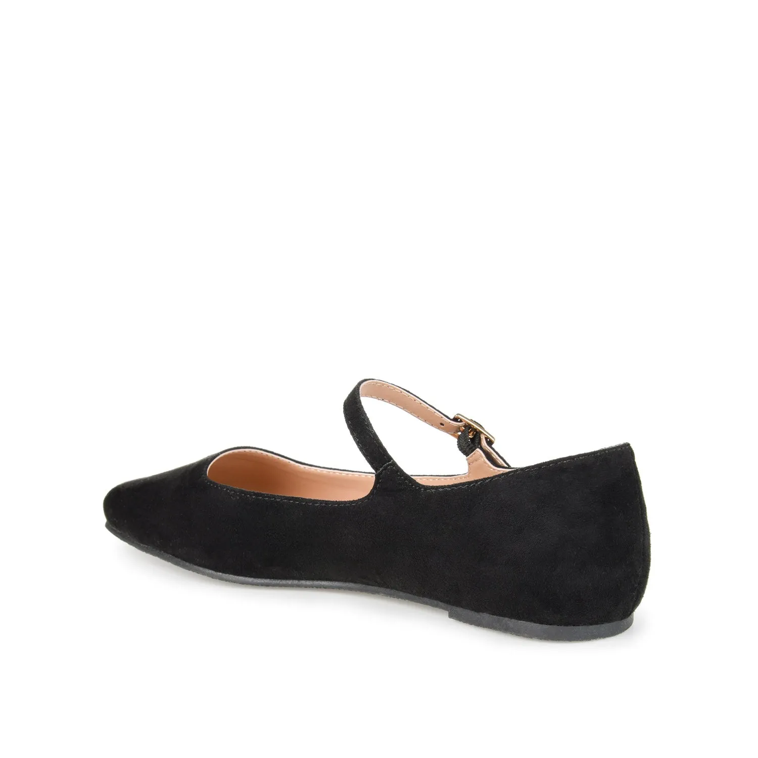 CARRIE BALLET FLATS IN FAUX SUEDE