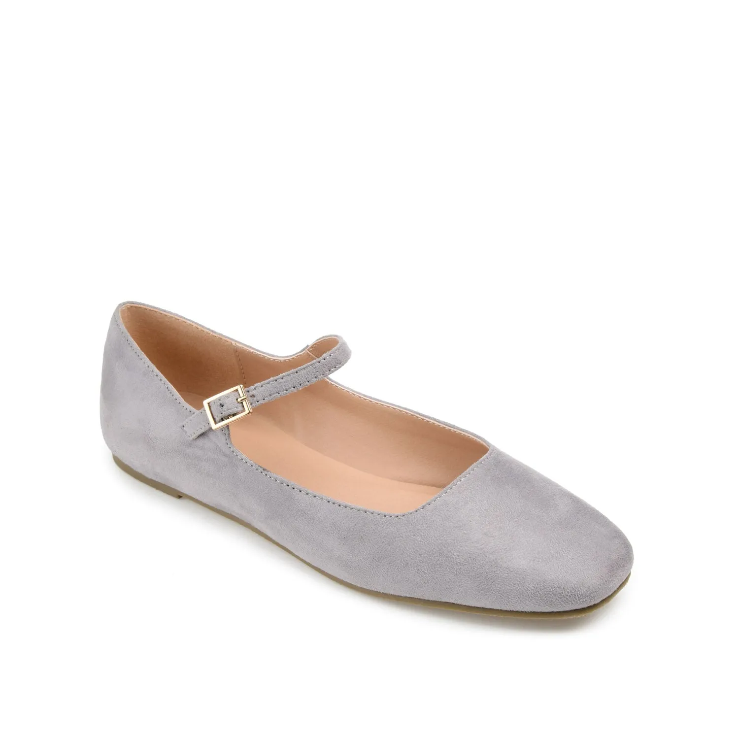 CARRIE BALLET FLATS IN FAUX SUEDE