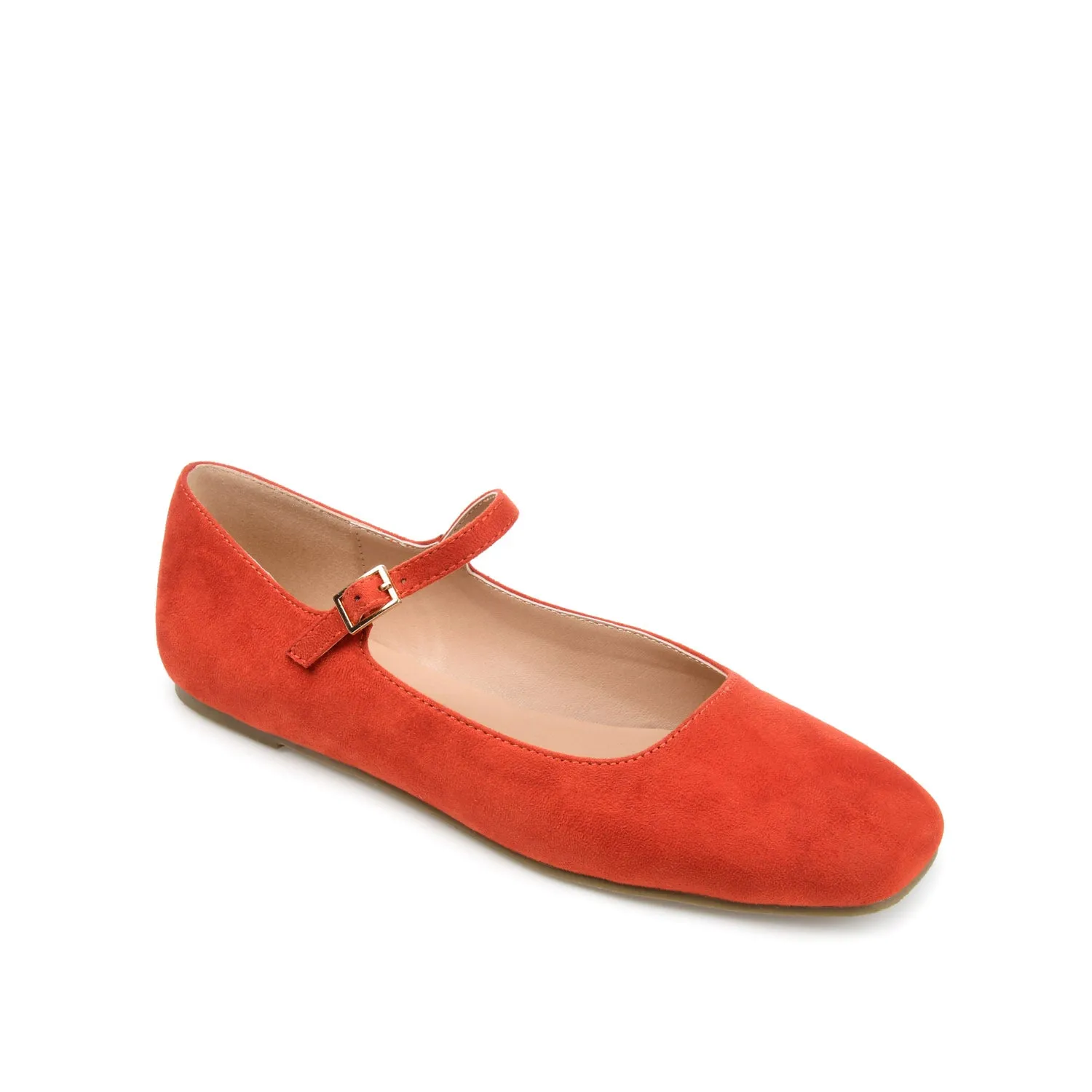 CARRIE BALLET FLATS IN FAUX SUEDE