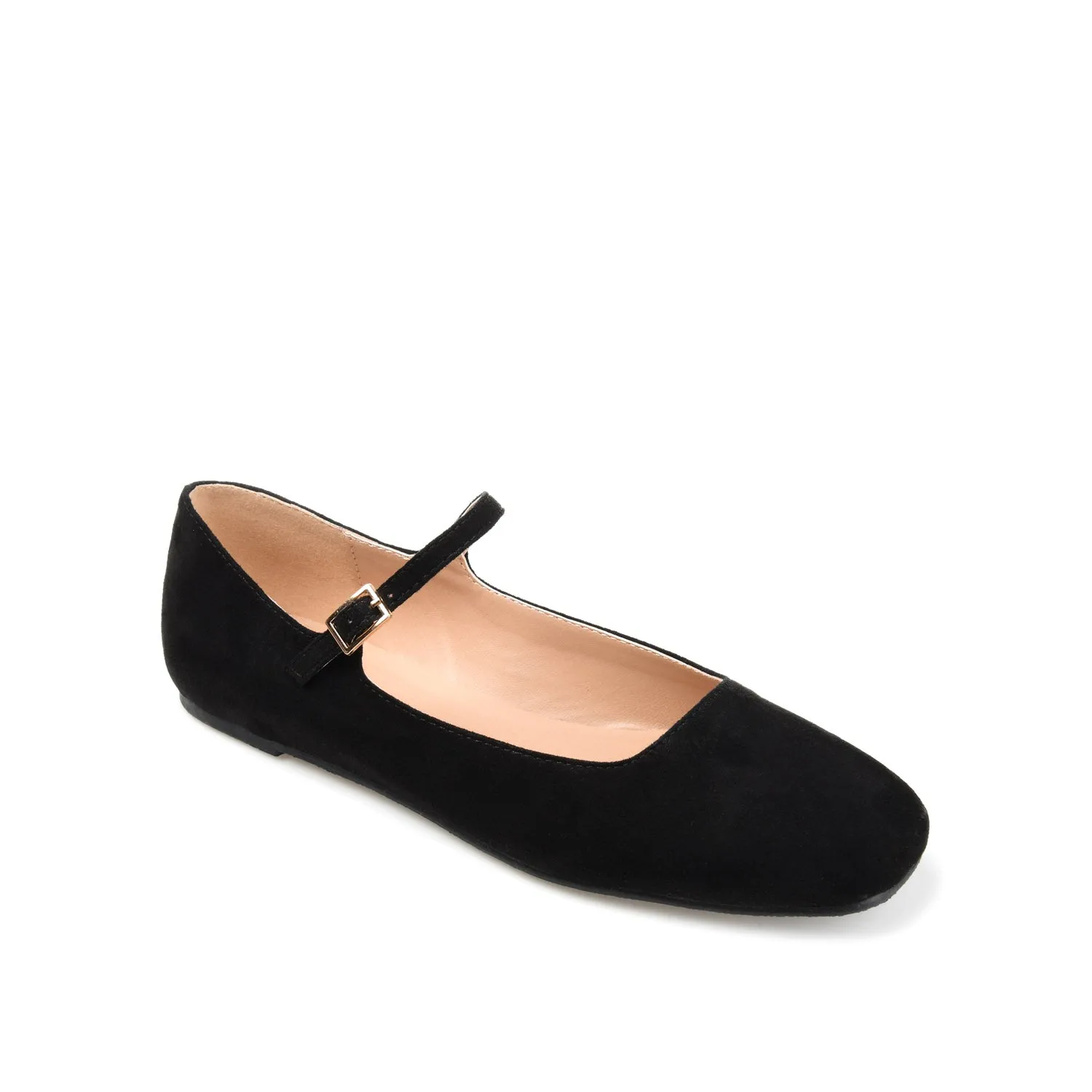 CARRIE BALLET FLATS IN FAUX SUEDE