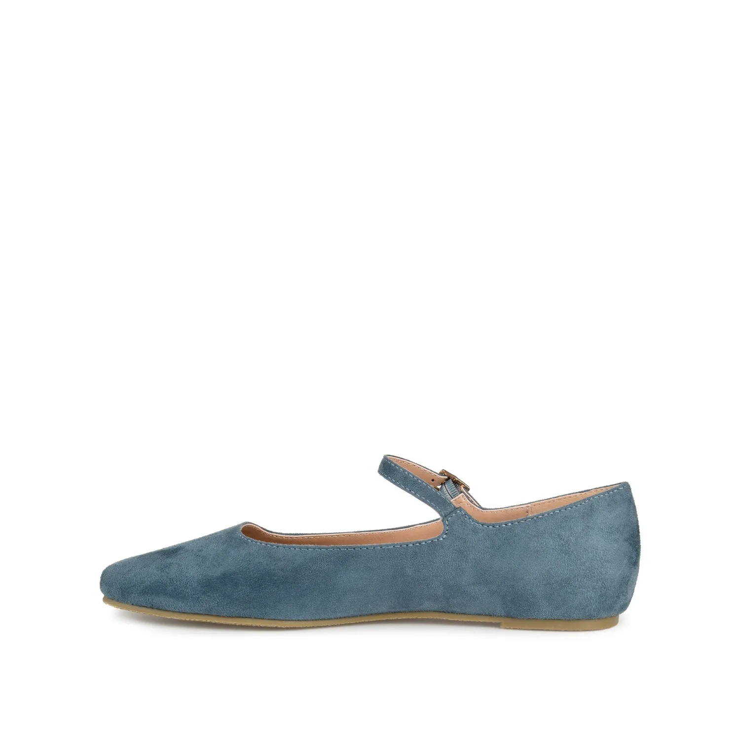 CARRIE BALLET FLATS IN FAUX SUEDE