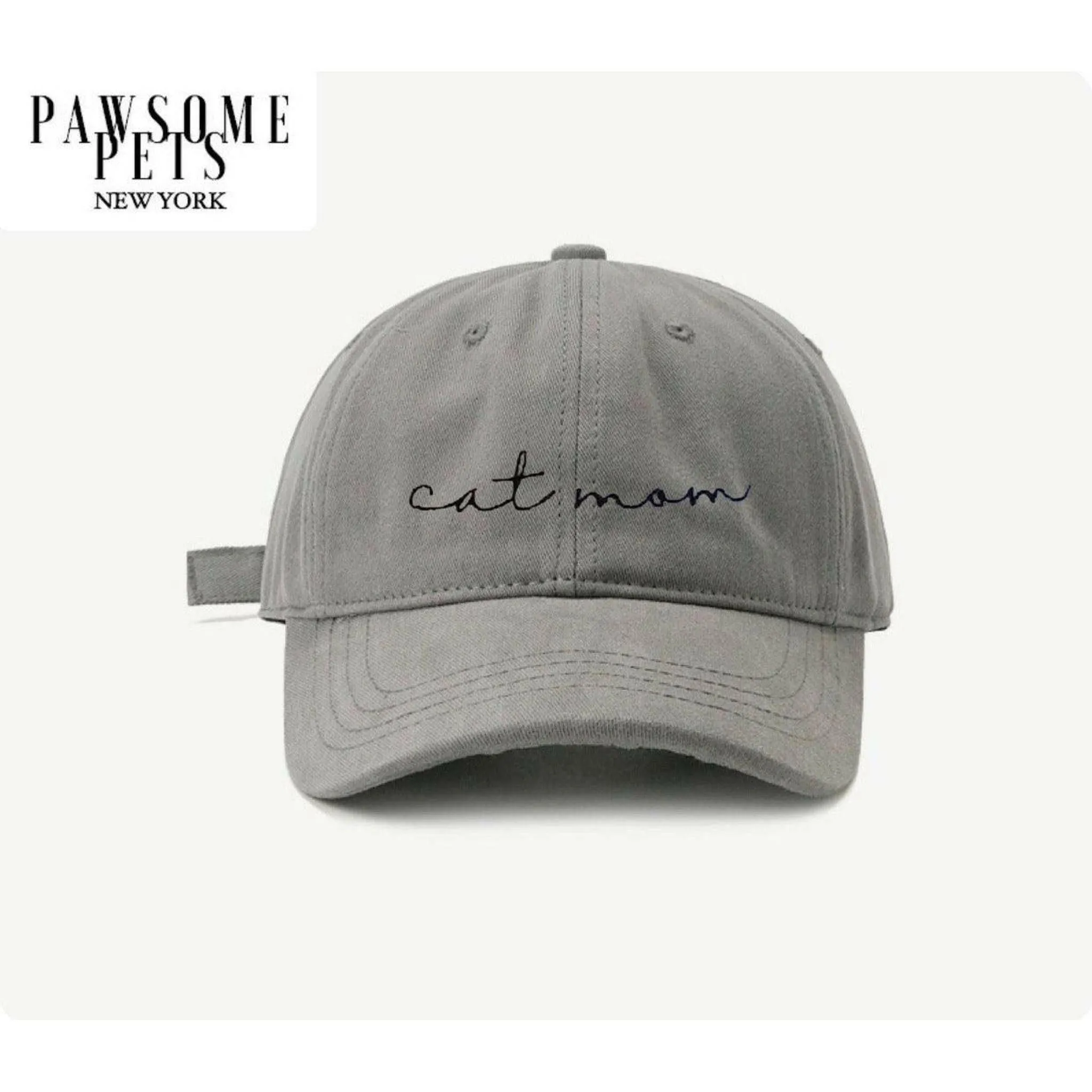 Cat Mom Hat - Grey