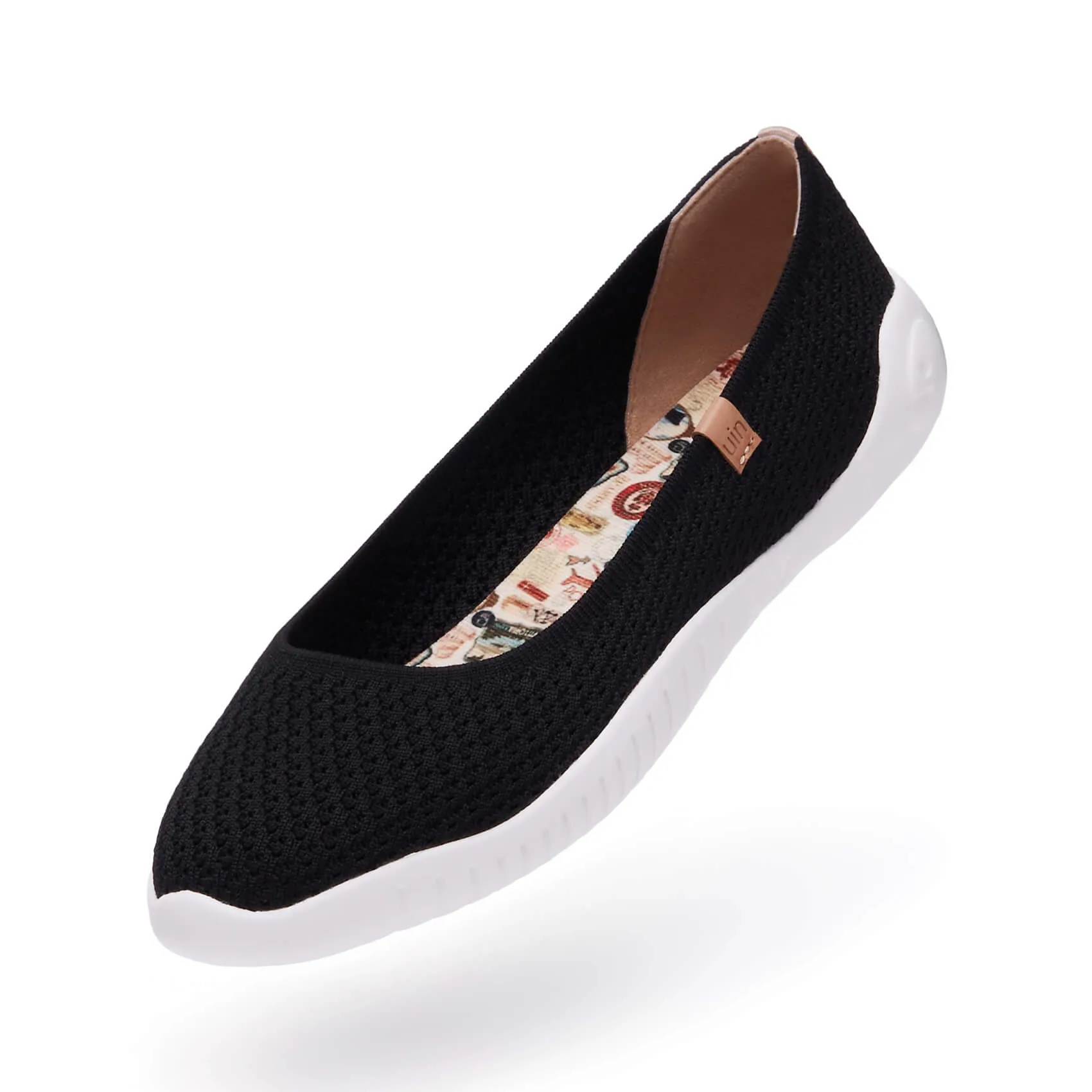 Charcoal Black Knitted Menorca III Women