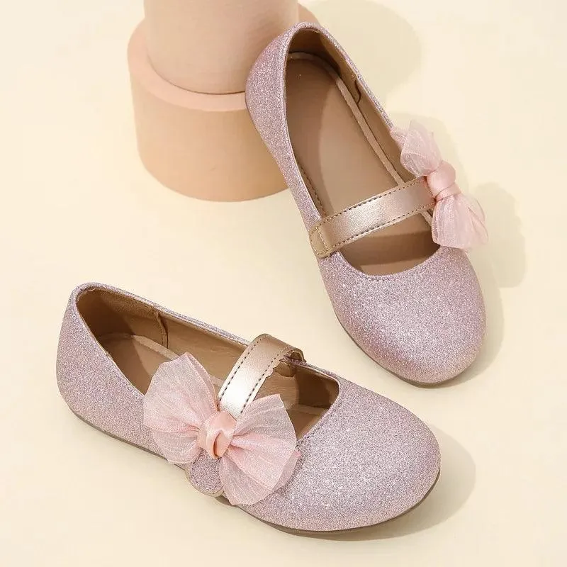 Children's Casual Shoes - Bow Shine Soft Flat - TSS311