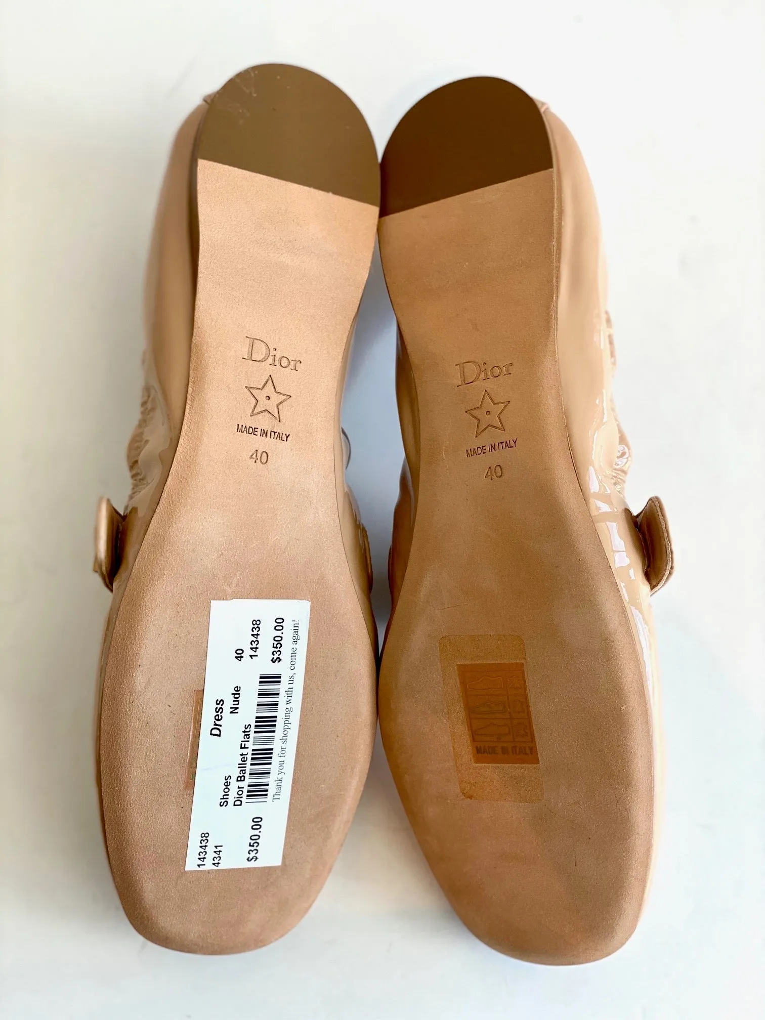 Christian Dior Ballet Flats