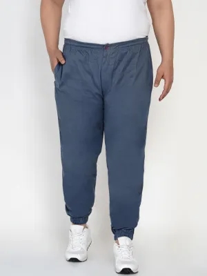 Chums - Plus Size Men's Grey Solid Joggers