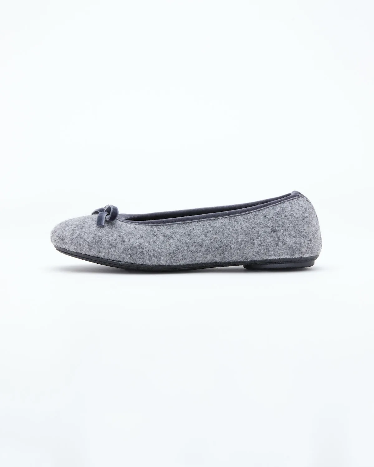 Cinderella Ballet Flat Slipper Heather Grey