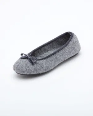 Cinderella Ballet Flat Slipper Heather Grey