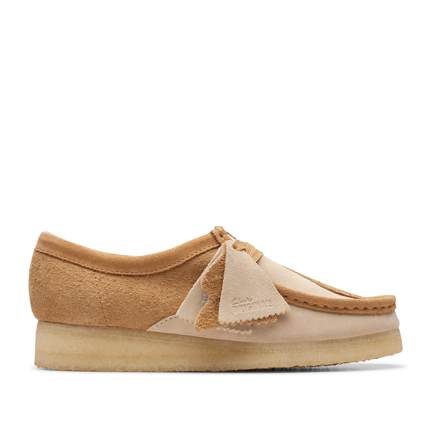 Clarks Women's Wallabee in Mid Tan Combi