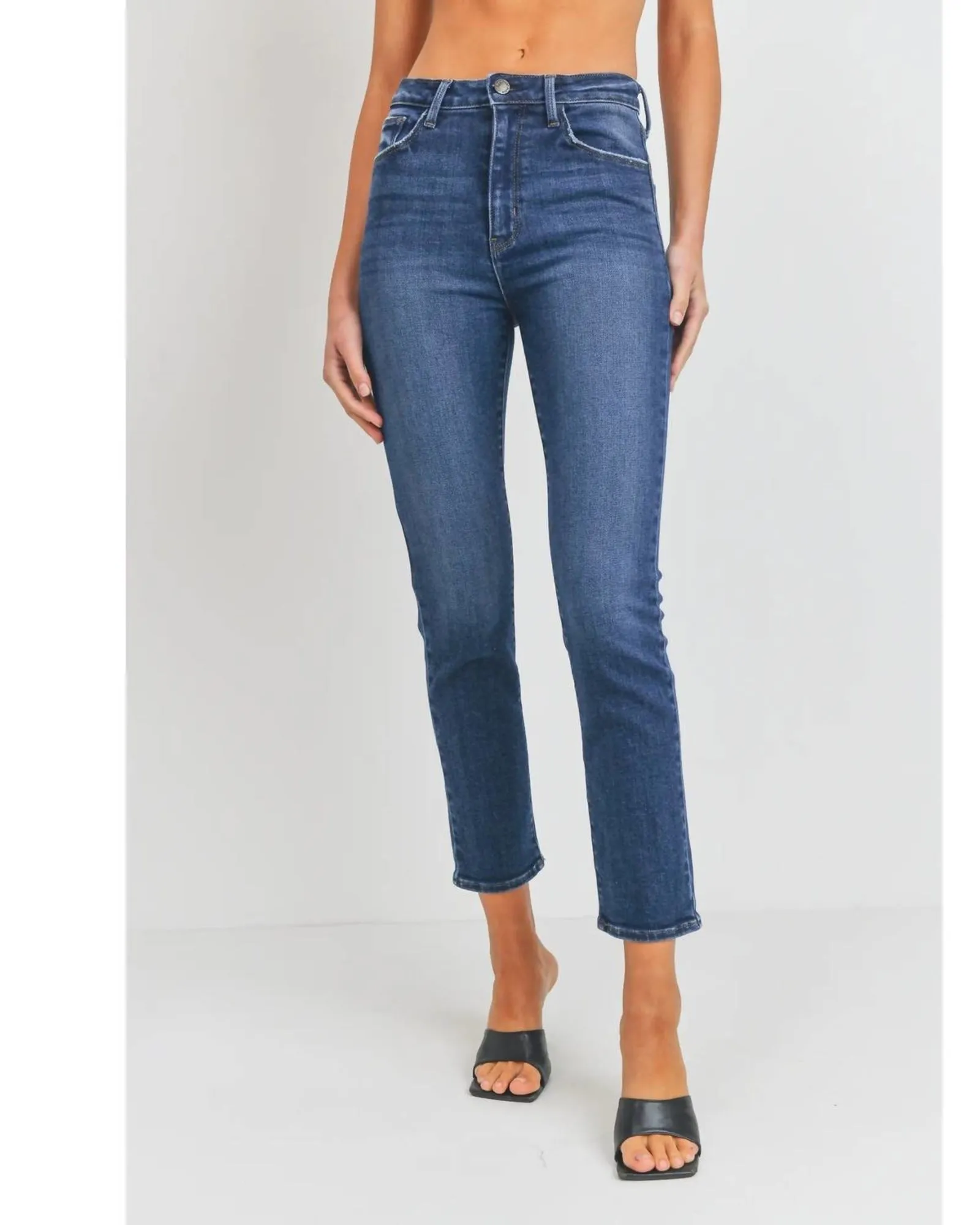 Classic Slim Straight Jeans In Dark Denim | Dark Denim