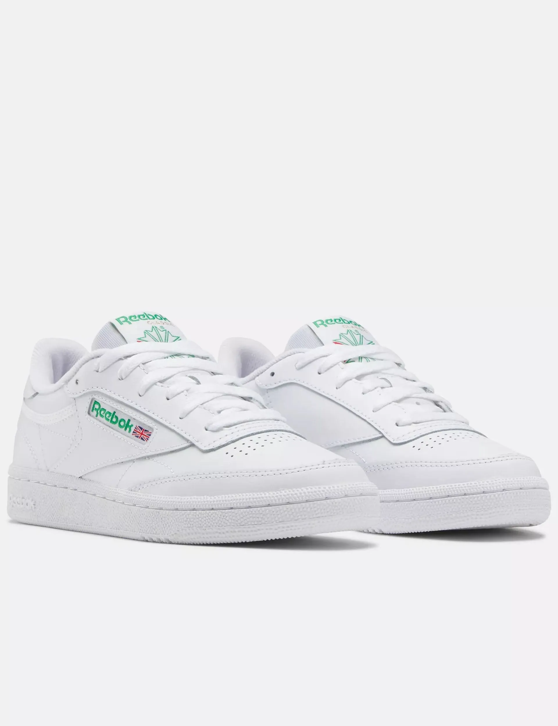 Club C 85 Shoes - Cloud White/Glen Green